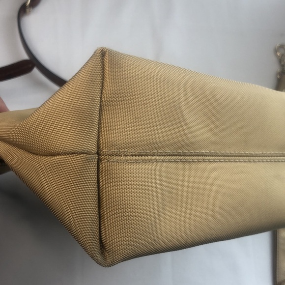 Dooney & Bourke Khaki Tan Nylon Collection Adjustable Shoulder Crossbody Bag - Picture 6 of 16